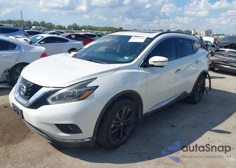 2018 Nissan Murano Sv из США, поврежденный, VIN 5N1AZ2MG4JN154370